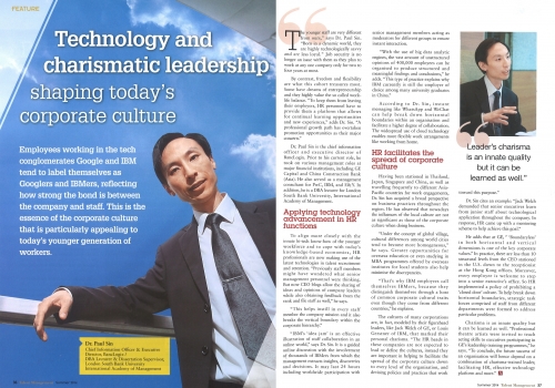 2014-summer Talent Management – Dr Paul Sin – Technology and charismatic leadership